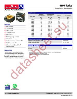 41100C datasheet  